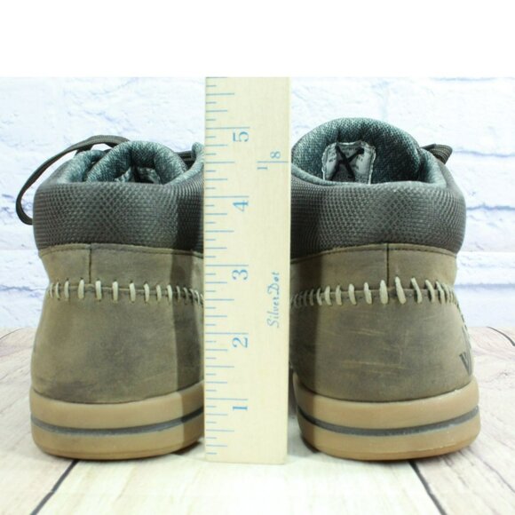 Forsake Phil Brown Leather Lace Up Waterproof Casual Mid Top Boots Size 9.5 main image 9